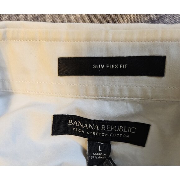 8 Men's Banana Republic Business Casual Buttondown Shirts - Size Large Tall Slim - Picture 5 of 16